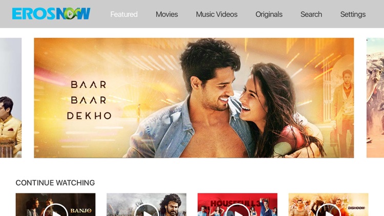 Eros Now — Bollywood and Indian Movies, TV & Music