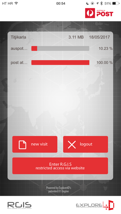 How to cancel & delete Explore4D RGIS Auspost from iphone & ipad 1