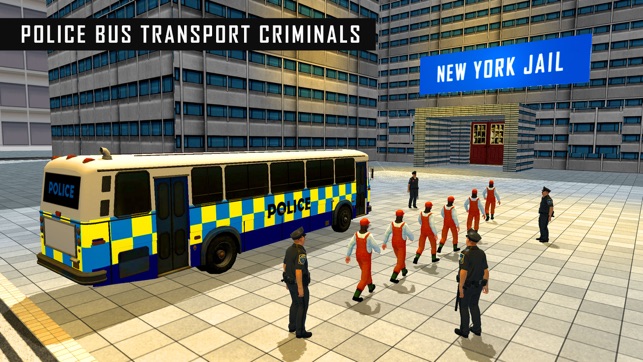 Police City Bus Prison Duty Simulator 2016 3D(圖1)-速報App