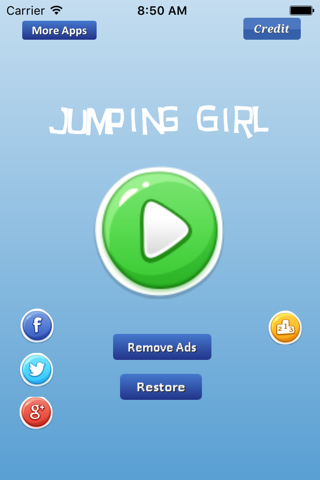 Jumping Girl Game screenshot 2