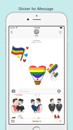 Between us – Gay Pride Stickers(圖3)-速報App