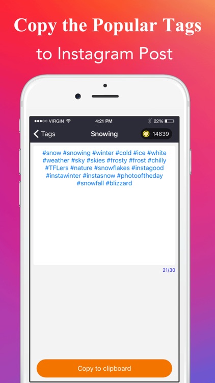 InScouter - Get More Tags Tracker for 5000 Likes screenshot-3