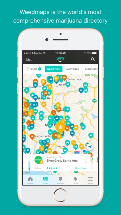 Weedmaps: Marijuana dispensaries and weed strains