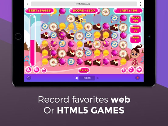 Web Recorder: video recorder for web game & pagesのおすすめ画像1