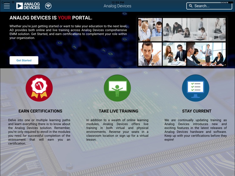 Analog Devices Mobile Learning