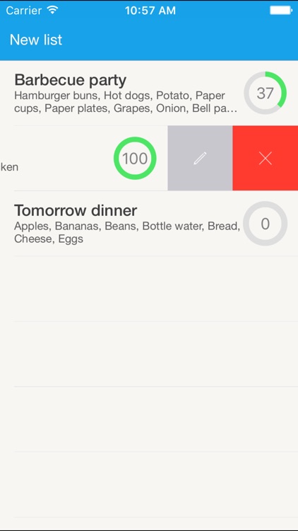 Grocery List - Remember To Buy