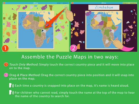 Africa - Montessori Geography screenshot 4