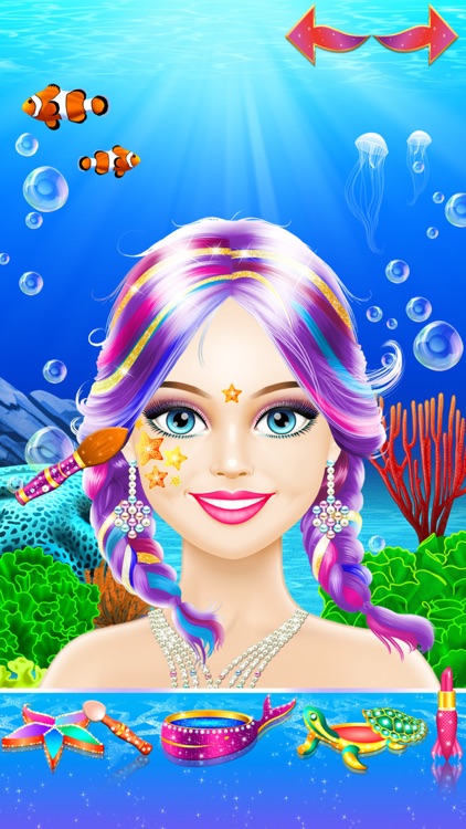 Magic Mermaid - Girls Makeup and Dress Up Game