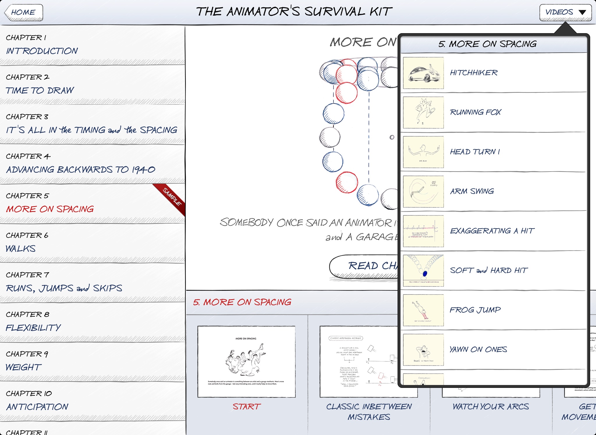 Animator's Survival Kit Sample screenshot 2