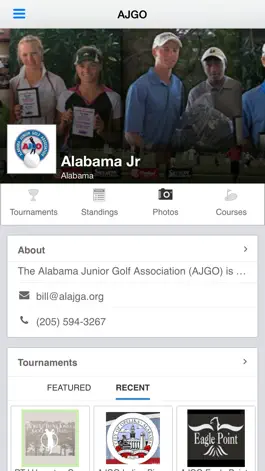 Game screenshot Alabama Junior Golf Association mod apk