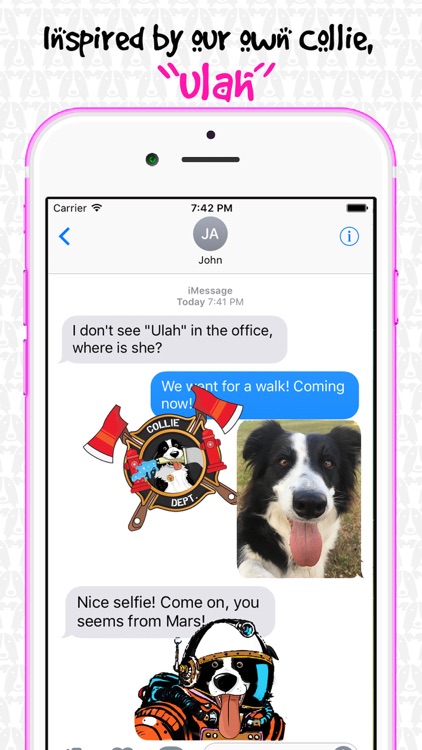 CollieMoji - Border Collie Emojis & Dog Stickers screenshot-4