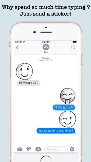 Handdrawn Emojis & Smileys For iMessage(圖5)-速報App