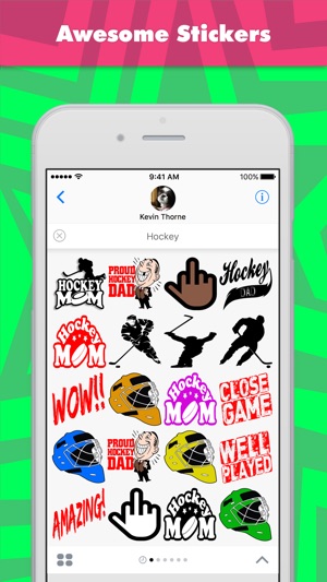 Hockey stickers by b143