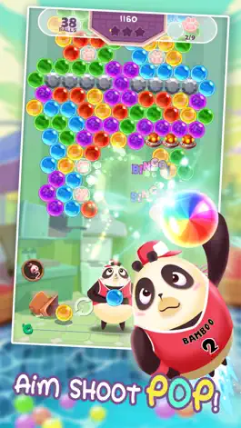 Game screenshot Panda Bubble: история любви apk