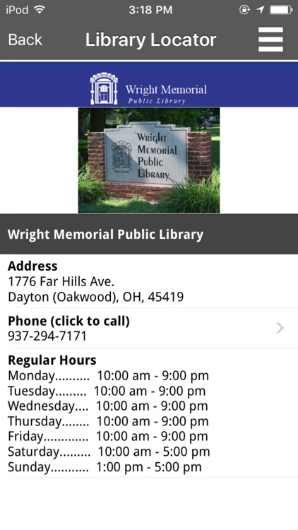 Wright Memorial Public Library screenshot-4