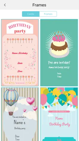 Game screenshot Custom Birthday Invitation Card maker apk