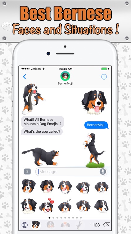 BernerMoji - Bernese Mountain Dog (Berner) Emojis