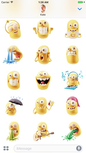 Funny Head - Stickers for iMessage(圖3)-速報App