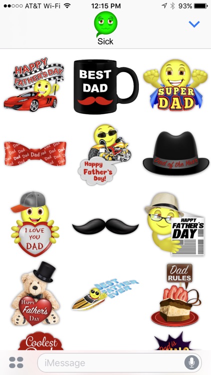 Bubblelingo Father's Day Emoji Stickers