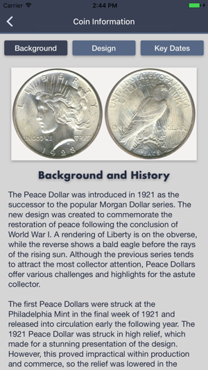 Peace Dollars - Coin Guide & Collection 