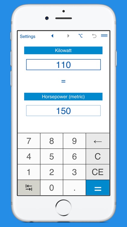 Kilowatts / Horsepower Converter