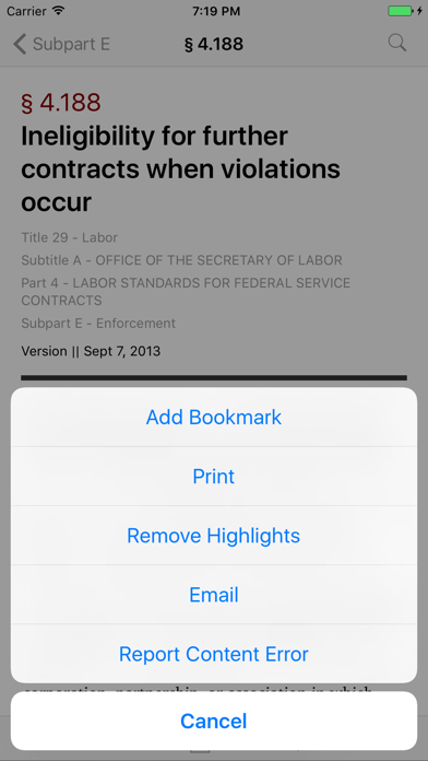 How to cancel & delete 29 CFR - Labor (LawStack Series) from iphone & ipad 3