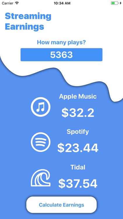 Streamify: Music Earnings Calculator