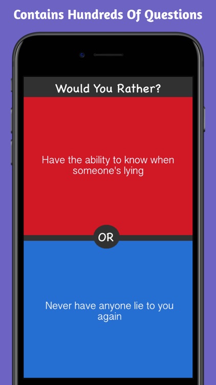 What Would You Choose? Rather
