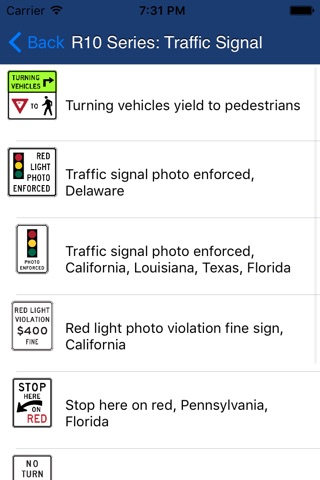 Road signs United States screenshot 2