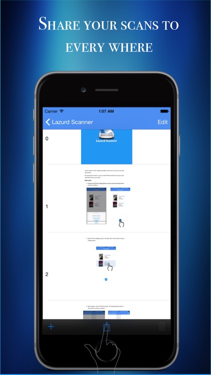 Lazurd - PDF Scanner | Document Scanner Pro screenshot-3