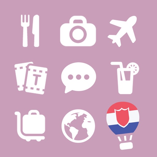 LETS Travel Croatia! Croatian Phrase Guide Book icon