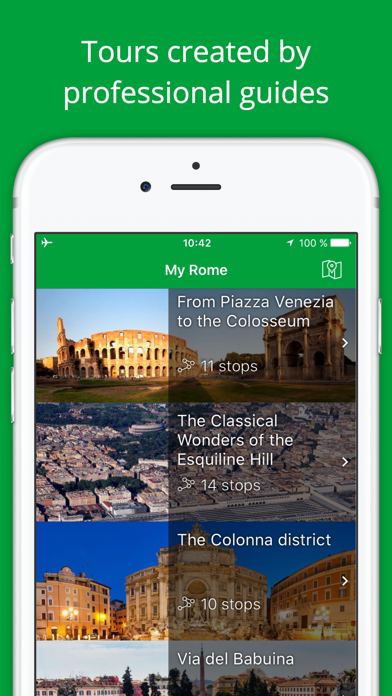 How to cancel & delete My Rome - Tourist audio-guide & offline map. Italy from iphone & ipad 1