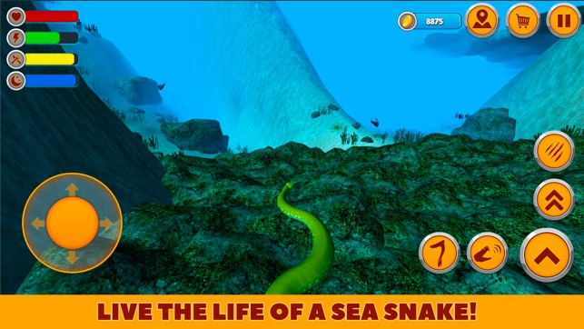 Sea Serpent Monster Attack Snake Simulator(圖1)-速報App