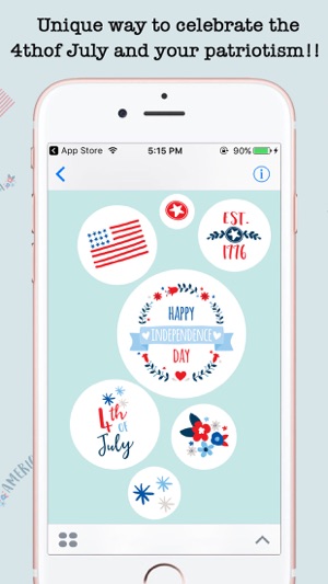 Animated 4th Of July Stickers For iMessage(圖5)-速報App