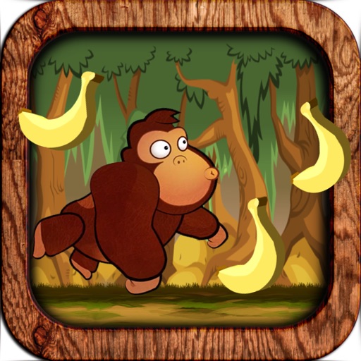 Banana Monkey Jungle Run Game - Gorilla Kong Lite iOS App