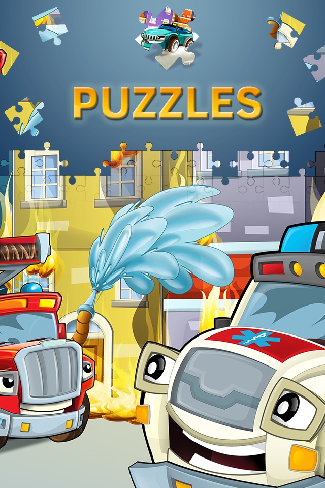 Cartoon Cars Puzzles for Kids screenshot 3