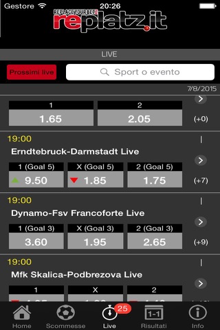 Replatz.it Scommesse screenshot 3