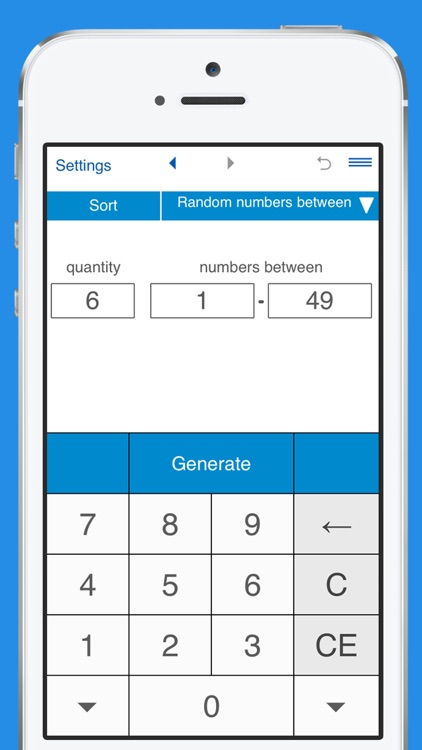 Random Number Generator RNG