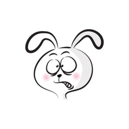 Little Mad Rabbit stickers by wenpei