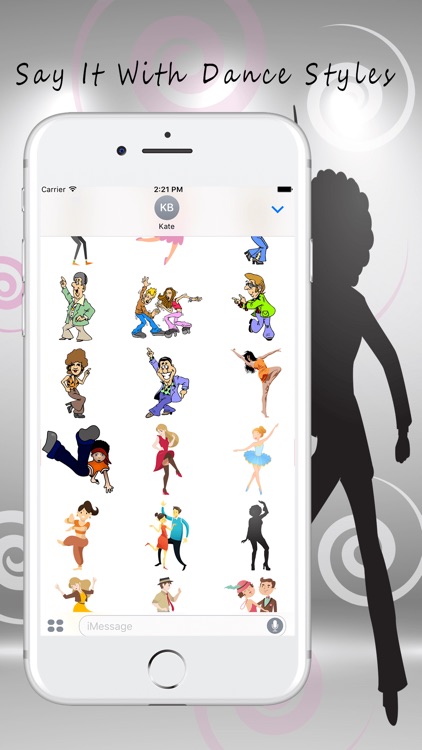 Cool Dance Style Photo Stickers