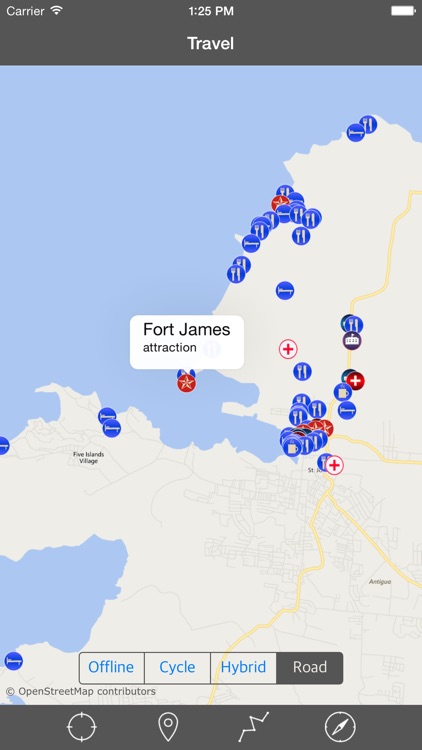 ANTIGUA – GPS Travel Map Offline Navigator