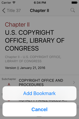 37 CFR - Patents, Trademarks, and Copyrights (Law) screenshot 3