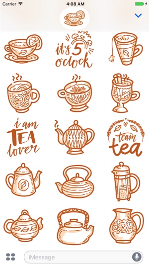 Tea time! iMessage stickers(圖5)-速報App