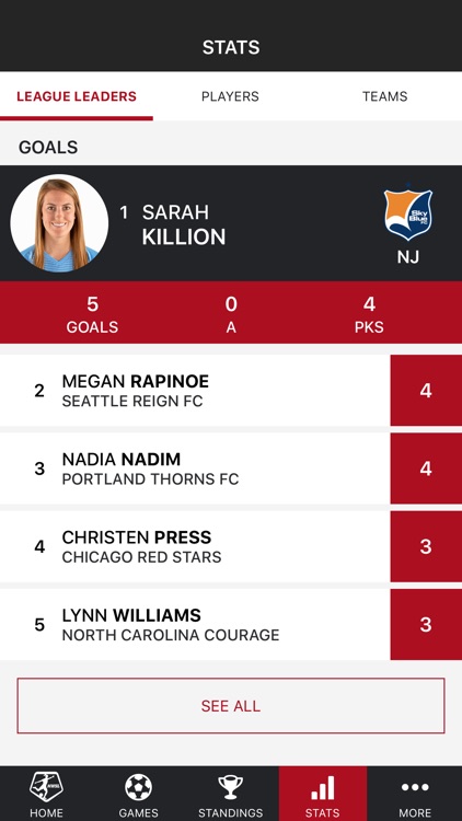 NWSL - National Women's Soccer League Official App screenshot-3