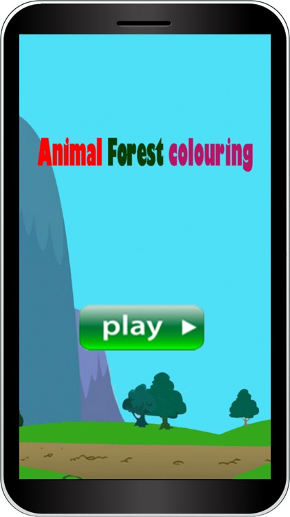 Fantastic Animal Forest Zoo Colouring Page Game