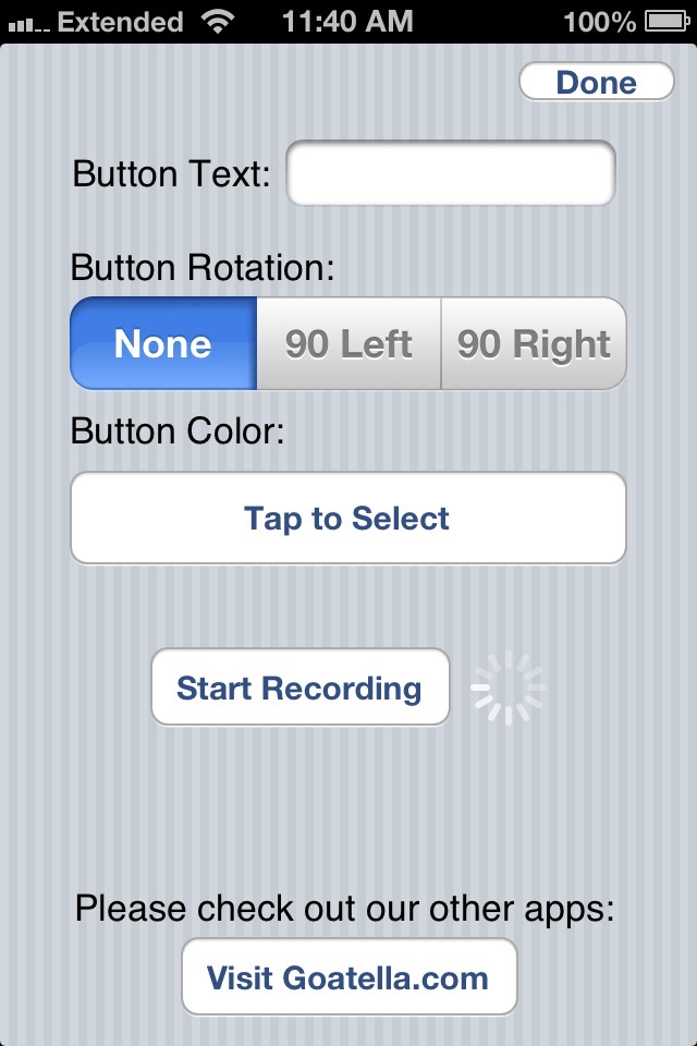 iSpeak Button screenshot 2