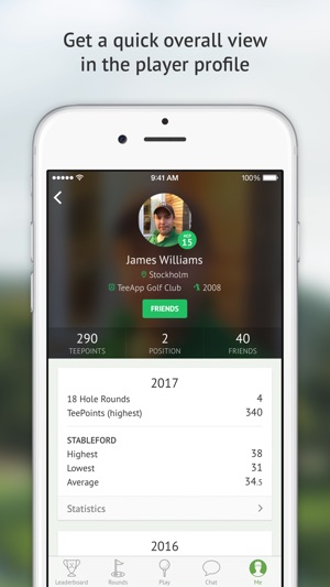 TeeApp - Golf Community, Scorecard and Stats(圖4)-速報App