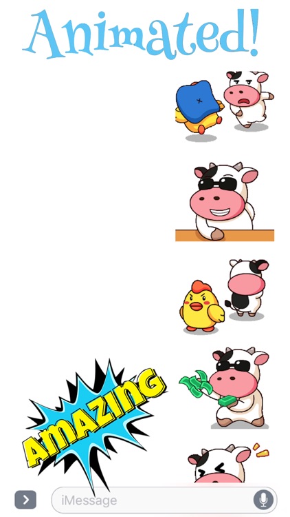 Milk Cow Party Time Animated