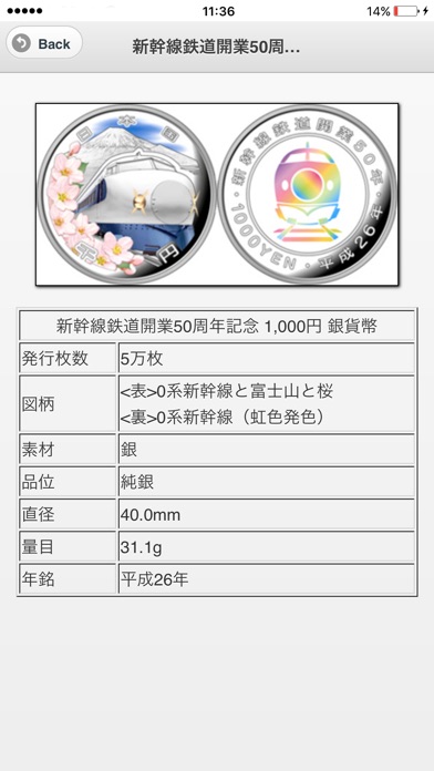 日本の記念貨幣 screenshot1