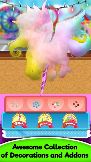 Rainbow Unicorn Glowing Cotton Candy! Fair Food(圖4)-速報App